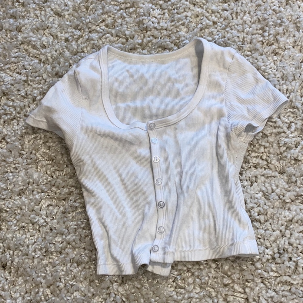 White Crop Top
